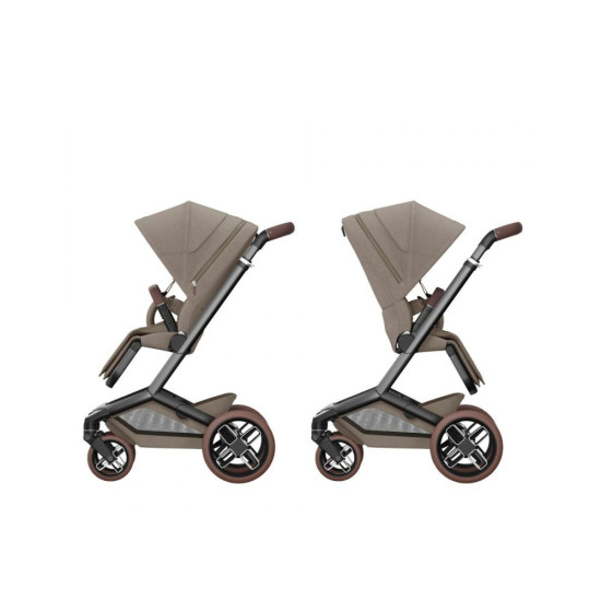 Maxi Cosi Καρότσι Fame Σετ 3in1 Twillic Truffle + Isofix Family Fix 360 Pro