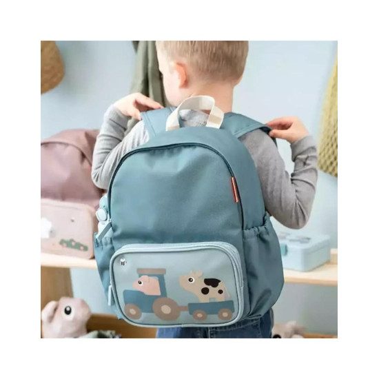 Done By Deer Σακίδιο Πλάτης- Backpack Tiny Farm Blue 32x20x16cm