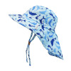 FlapJackKids Cape Sunhat with Neck UPF50+ Dolphins