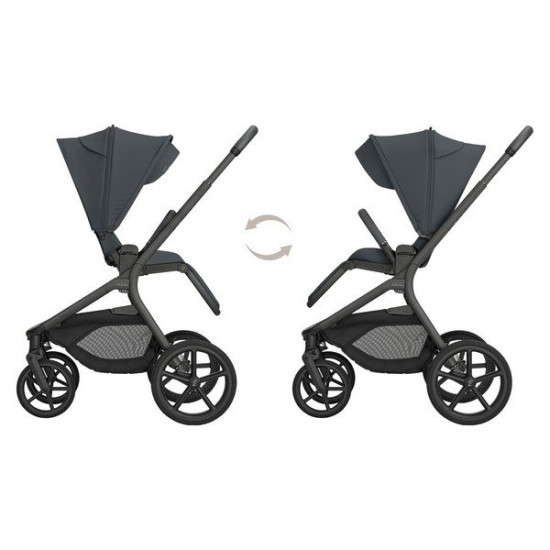 Kikka Boo Goya Σύστημα Μεταφοράς 4 σε1 Platinum Graphite + Κάθισμα Αυτοκινήτου i-Class Plus(40-105cm)