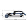 Kinderkraft Raket UP Πατίνι Τρίτροχο 2 σε 1 με LED Blue