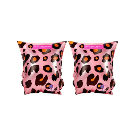 Swim Essentials Παιδικά Μπρατσάκια 0-2 Ετών Rose Gold Leopard