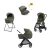 Inglesina Electa System Quattro με Darwin RCL-EVO Loft Green (Iron Black Chassis)