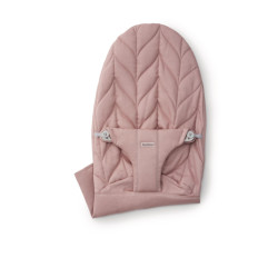 BabyBjorn Seat Fabric for Bouncer Woven, Petal Quilt, Dusty Pink