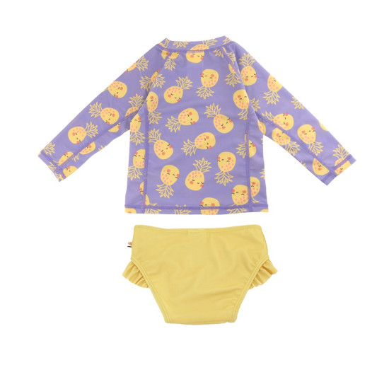 Zoocchini Σετ UV Μαγιό και Μπλούζα Pineapple