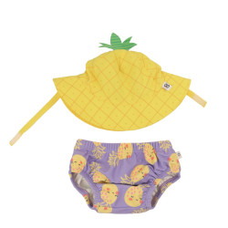 Zoocchini Σετ Μαγιό και Καπέλο UPF50+ Pineapple