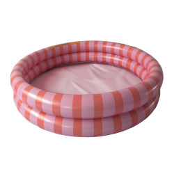 Swim Essentials Φουσκωτή Πισίνα 100cm Pink Red Striped