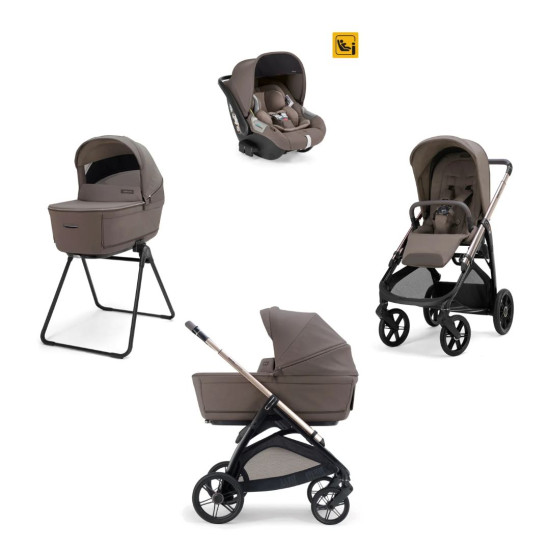Inglesina Aptica System Quattro με Darwin Essence Mokka (Palladio Black Chassis)