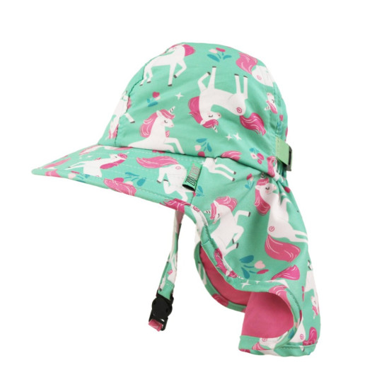 Zoocchini Cape Sunhat Παιδικό Αντιηλιακό Καπέλο UPF50+ Unicorn