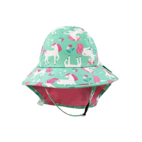 Zoocchini Cape Sunhat Παιδικό Αντιηλιακό Καπέλο UPF50+ Unicorn