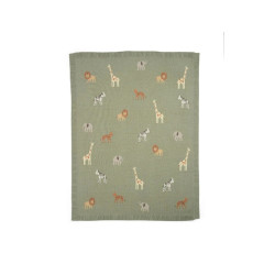 Mamas & Papas Κουβέρτα Πλεκτή 70x90 Safari Sage