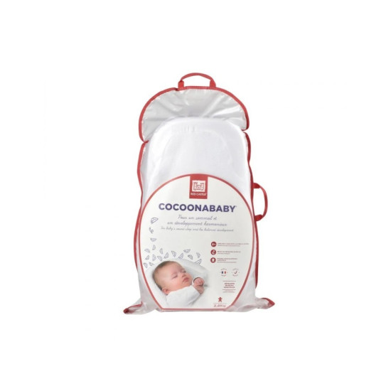 Beaba  Cocoonababy Βρεφική Ανατομική Φωλιά- Μαξιλάρι White 0-3M