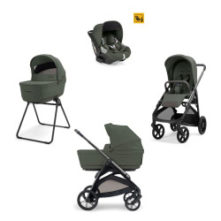 Inglesina Aptica System Quattro με Darwin Ivy Green (Litio Black Chassis)
