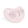 Chicco Πιπίλα Physio Soft Όλο Σιλικόνη με Θήκη 0-6Μ+, Ροζ