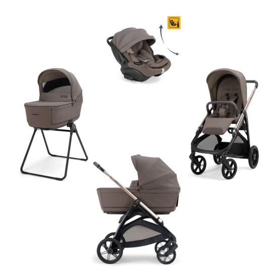 Inglesina Aptica System Quattro με Darwin RCL - EVO Essence Mokka (Palladio Black frame)