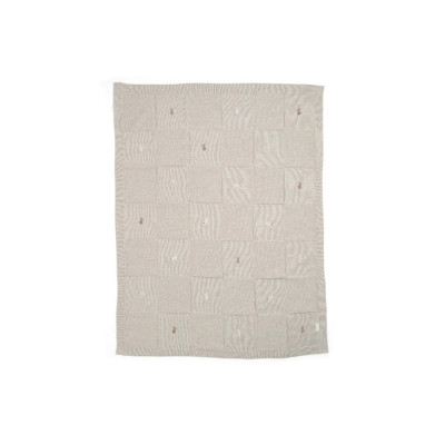 Mamas & Papas Κουβέρτα Πλεκτή 70x90 Bunny Grey