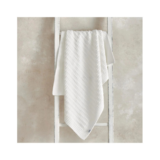 Mamas & Papas Κουβέρτα Chenille 70x90 White Stripe