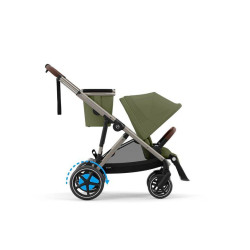 Cybex e-Gazelle S Silver Frame Moss Green