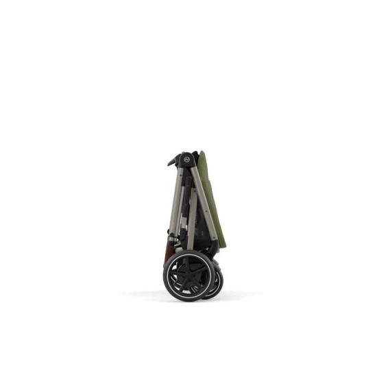 Cybex e-Gazelle S Silver Frame Moss Green