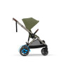 Cybex e-Gazelle S Silver Frame Moss Green