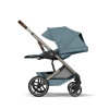 Cybex Balios S Lux & Foldable Cot Stormy Blue