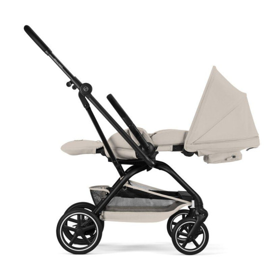 Cybex Eezy S Twist +2 Black frame - Dune Grey (2026)