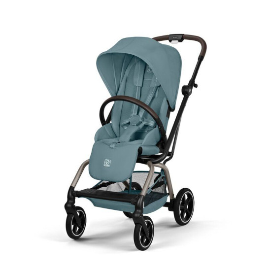 Cybex Eezy S Twist +2 Taupe frame - Stormy blue (2026)