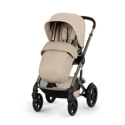 Cybex Talos S Lux Stroller Almond beige (Taupe frame)