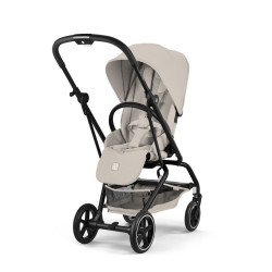 Cybex Eezy S Twist +2 Black frame - Dune Grey (2026)