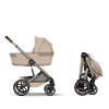 Cybex Balios S Lux with Folable Lux Cot Almond Beige