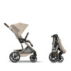 Cybex Balios S Lux with Folable Lux Cot Almond Beige