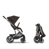 Cybex Balios S Lux & Foldable Cot Chocolate Brown