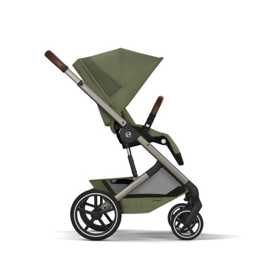 Cybex Balios S Lux & Foldable Cot Moss Green