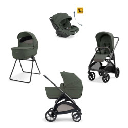 Inglesina Aptica System Quattro με Darwin RCL - EVO Ivy Green (Litio Black frame)