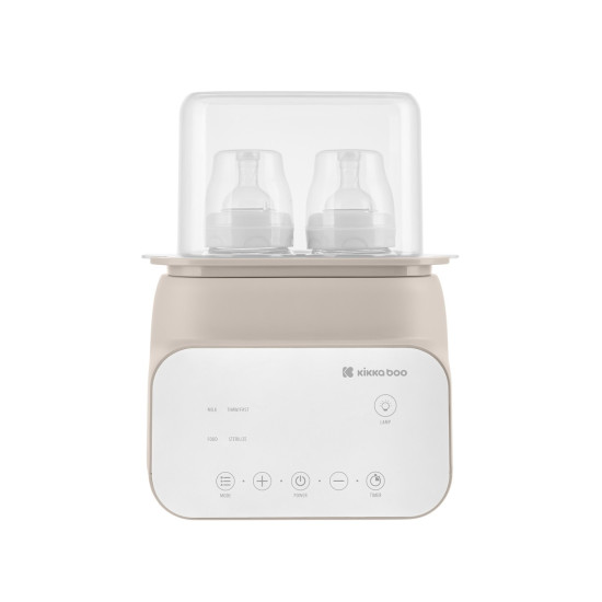 Kikka Boo Handy Θερμαντήρας Μπιμπερό Διπλός με Αποστειρωτική Λειτουργία Beige