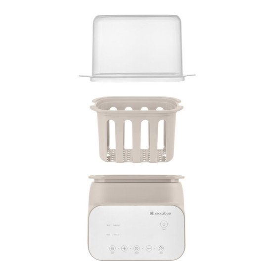 Kikka Boo Handy Θερμαντήρας Μπιμπερό Διπλός με Αποστειρωτική Λειτουργία Beige