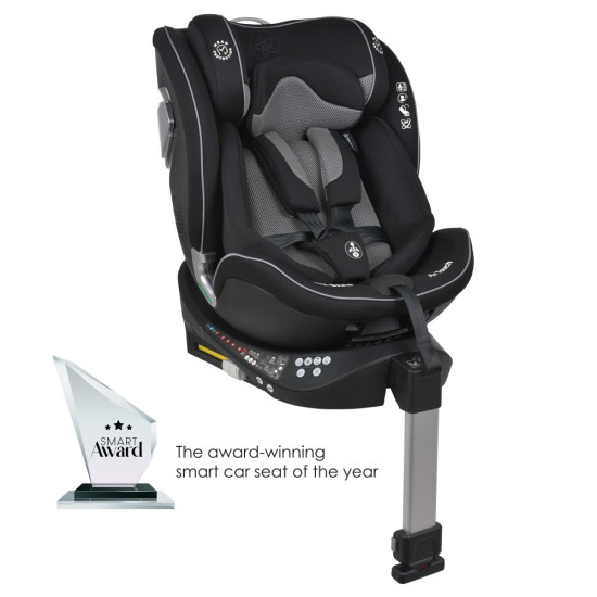Bebe Stars Κάθισμα Αυτοκινήτου Air Touch i-Size 360° 40-150cm Black