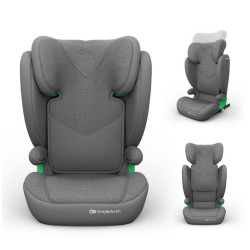 Kinderkraft Junior Fix 2 Plus  Κάθισμα Αυτοκινήτου i-Size 100-150 cm Grey