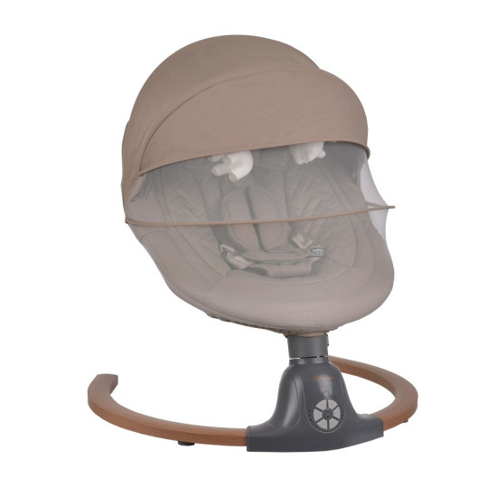 Bebe Stars Ηλεκτρική Κούνια Fluffy Natural Beige