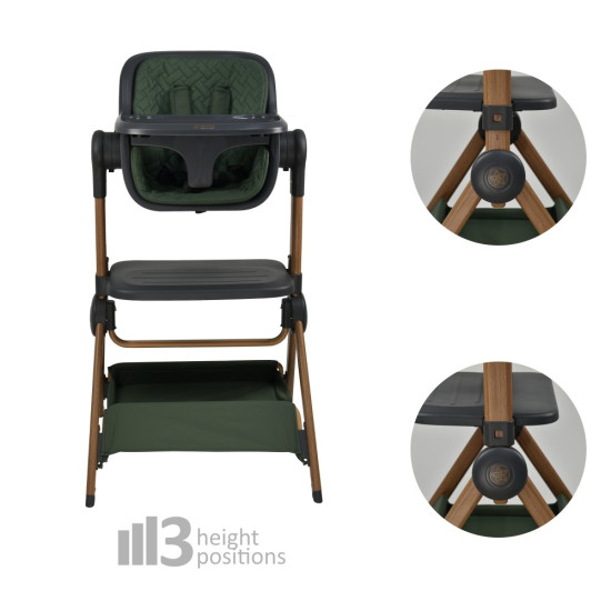 Bebe Stars Serenity 2in1 Λίκνο - Καρέκλα φαγητού Forest Green