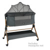 Bebe Stars Serenity 2in1 Λίκνο - Καρέκλα φαγητού Smoked Grey