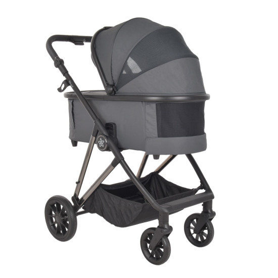 Bebe Stars Σύστημα Καροτσιού 3 in 1 Dione , Titanium Grey