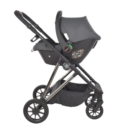 Bebe Stars Σύστημα Καροτσιού 3 in 1 Dione , Titanium Grey