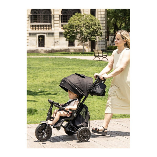 QPlay Nova Max Τρίκυκλο Ποδήλατο 6in1 Black