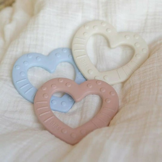 Bibs Μασητικό Οδοντοφυίας Heart Blush