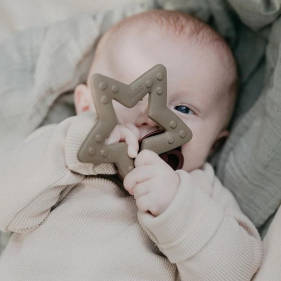 Bibs Μασητικό Οδοντοφυίας Star Ivory