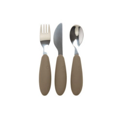 Bibs Cutlery Set 12m+ Dark Oak