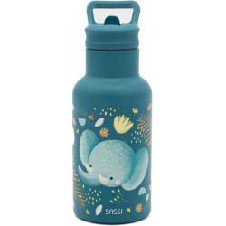Sassi Μπουκάλι απο Ανοξείδωτο ατσάλι Chewy the Elephant 500ml