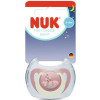 Nuk Ορθοδοντική Πιπίλα Σιλικόνης First Choice Night  0-6 μηνών Bunny