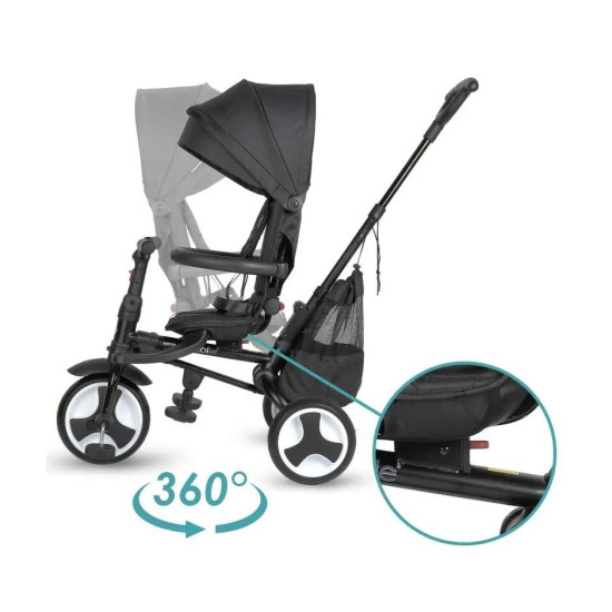 Coccolle Spectra Plus Αναδιπλούμενο Τρίκυκλο Ποδήλατο Jet Black